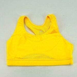 UEC Adidas yellow sports bra size small